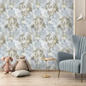 کاغذ دیواری مدل طرح داماسک کد ۸۱۱۲