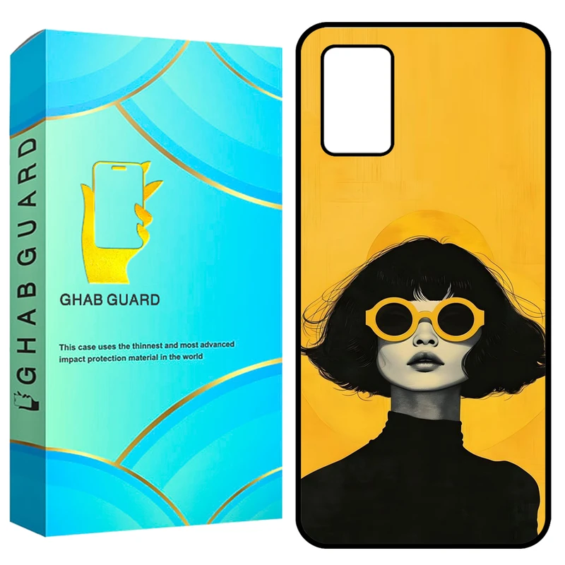 کاور قاب گارد طرح دختر مدل GCHPA03S مناسب برای گوشی موبایل سامسونگ Galaxy A02s / M02s / A03s 
