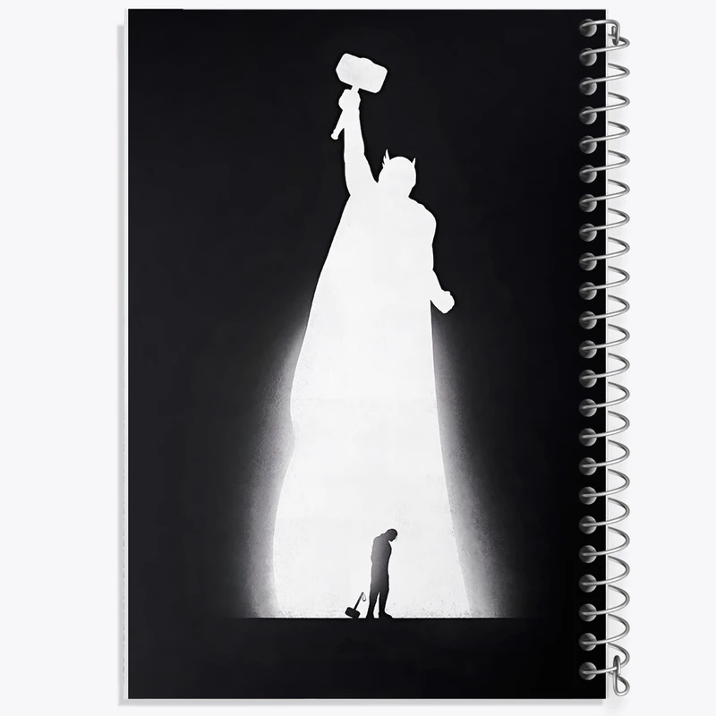 دفتر لیست خرید 50 برگ خندالو طرح ثور (Thor) کد N3474