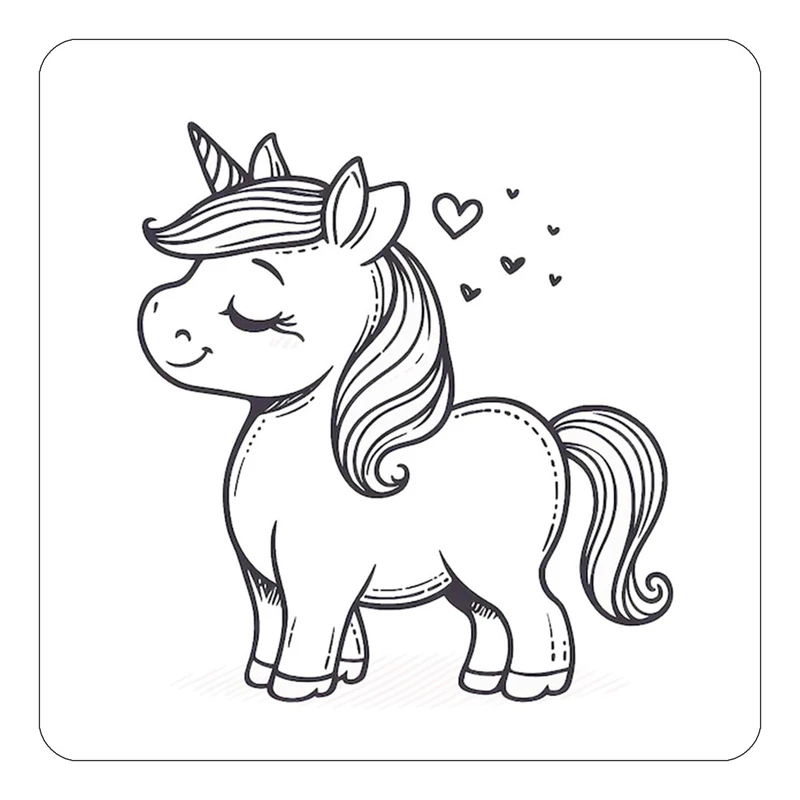 مگنت کاکتی طرح اسب تک شاخ و یونیکورن مدل mp31378