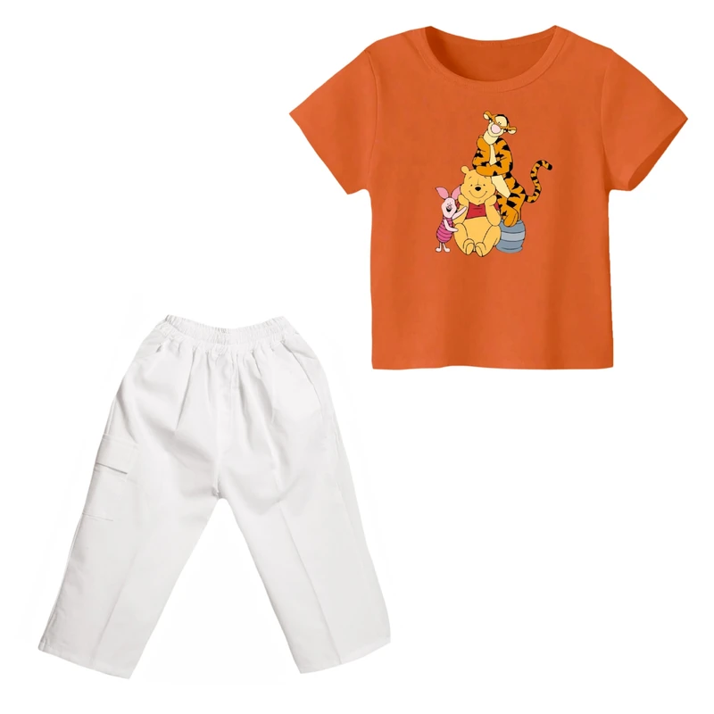 ست تی شرت و شلوارک پسرانه مدل پو کد ۱۹