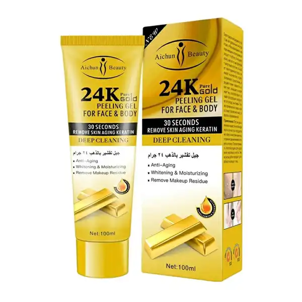 کرم لایه بردار پوست ایچون بیوتی مدل گلد حجم 75 میلی لیتر