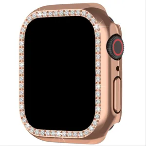 کاور طرح نگین دار مدل KW مناسب برای اپل واچ 45 میلیمتری