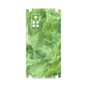 MAHOOT Green-Crystal-Marble-FullSkin Cover Sticker for Xiaomi Redmi Note 11 Pro