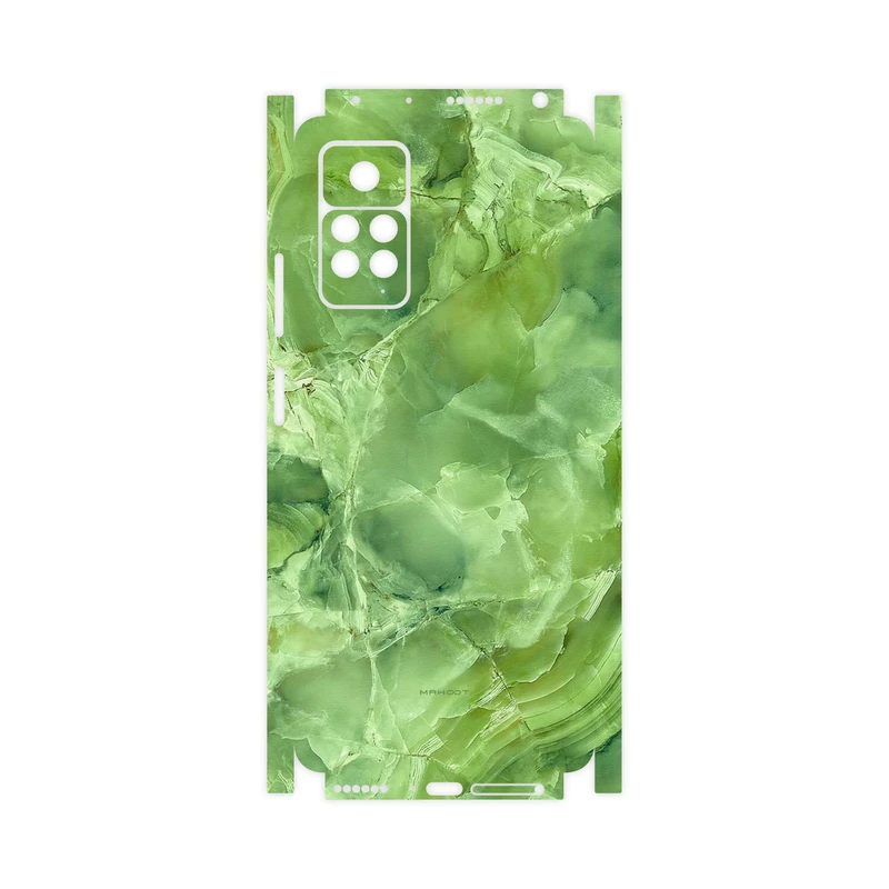 برچسب پوششی ماهوت مدل Green-Crystal-Marble-FullSkin مناسب برای گوشی موبایل شیائومی Redmi Note 11 Pro