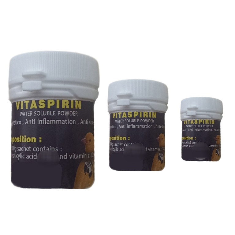 پودر ویتامین سی آسپرین پرنده مدل VITASPIRIN054 وزن 54 گرم مجموعه 3 عددی