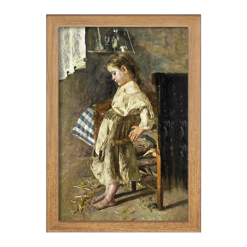 تابلو خندالو مدل نقاشی سلاح مهربان اثر استآنتونیو مانچینی کد F12283