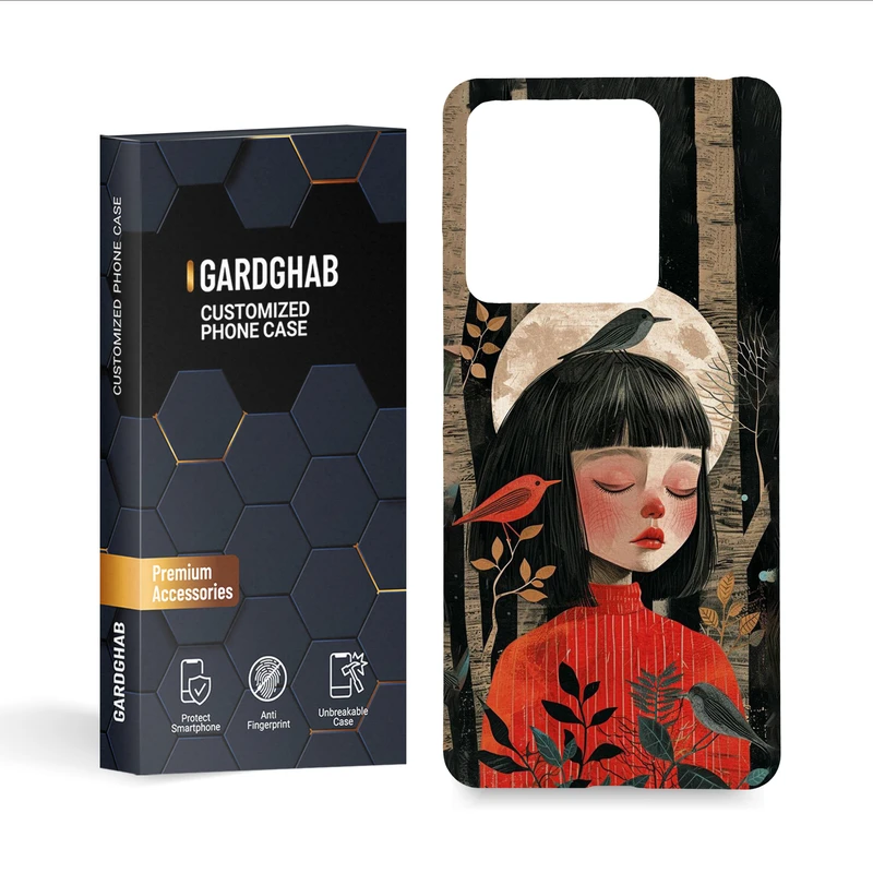 کاور گارد قاب مدل دخترانه مناسب برای گوشی موبایل شیائومی  Redmi Note 13 5G 