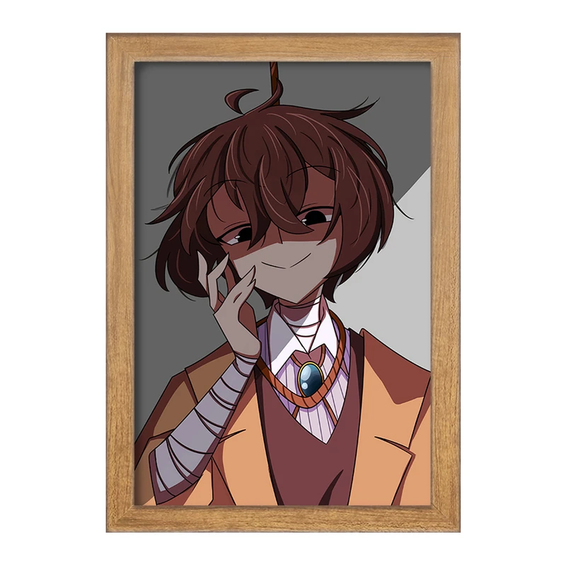 تابلو خندالو مدل دازای انیمه سگ های ولگرد بانگو کد F2472