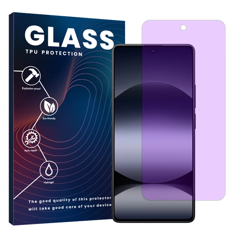 محافظ صفحه نمایش ضداشعه بنفش گلس مدل Eye Care مناسب برای گوشی موبایل شیائومی Redmi Note 14S