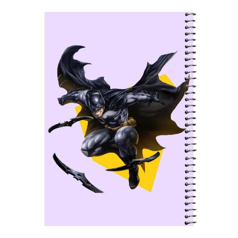 دفتر مشق 80 برگ اس جی مدل بتمن کد ۱    