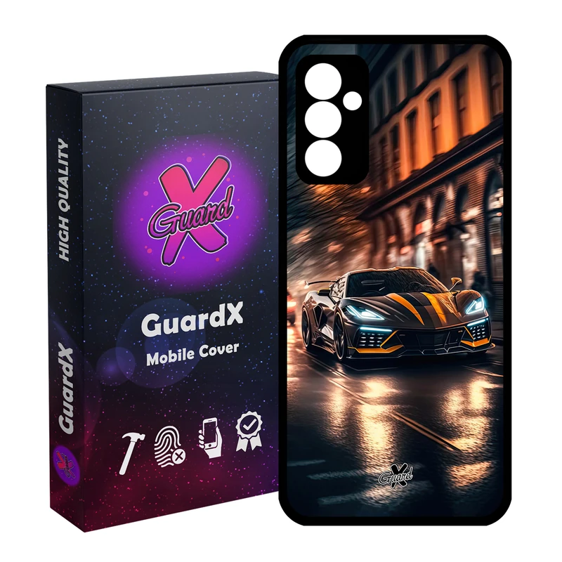 کاور گارد ایکس طرح ماشین مدل Glass10624 مناسب برای گوشی موبایل سامسونگ Galaxy A14 / A14 5G