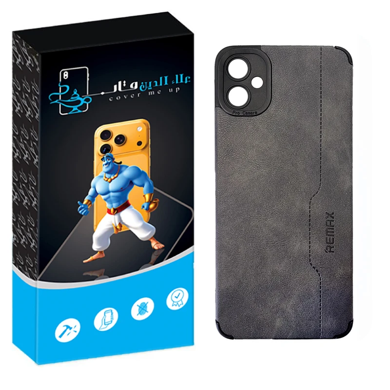 کاور علاالدین قاب مدل چرم RMX مناسب برای گوشی موبایل سامسونگ Galaxy A04e
