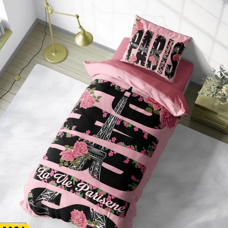 سرویس خواب مدل دخترانه کد ۹۰۴ یک نفره ۴ تکه