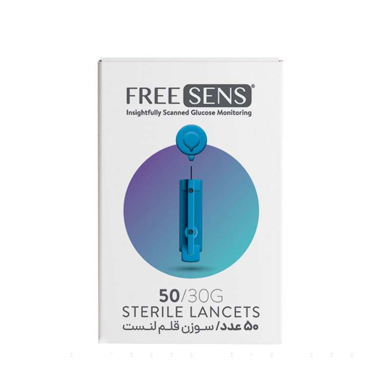 سوزن تست قند خون فریسنس مدل 30G بسته 50 عددی