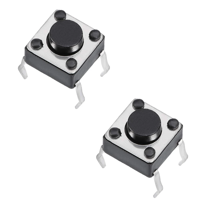 میکرو سوئیچ مدل Vertical-6×6×4.3-4P بسته 2 عددی