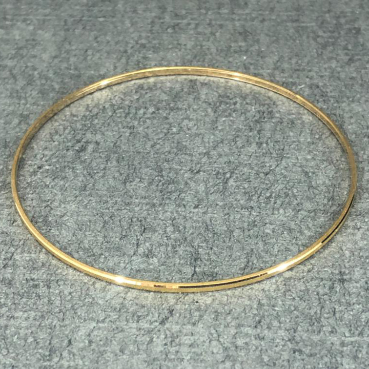 النگو طلا 18 عیار زنانه دوست خوب مدل dk237