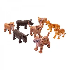 فیگور حیوانات انیمال پلنت مدل Wild Animals کد D6301 مجموعه 8 عددی