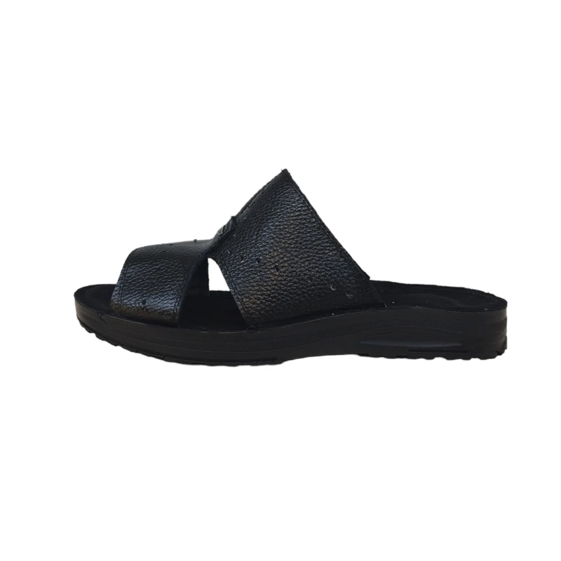 صندل مردانه مدل عرفان چاپی چرم طبیعی