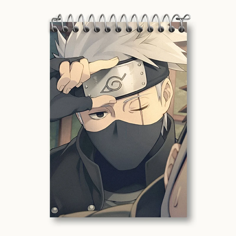 دفتر یادداشت 50 برگ خندالو طرح انیمه ناروتو (Naruto) کد N2095