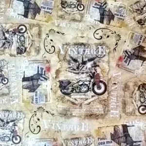 کاغذ کادو مدل پیانو و موتور کد M-05 بسته 5 عددی