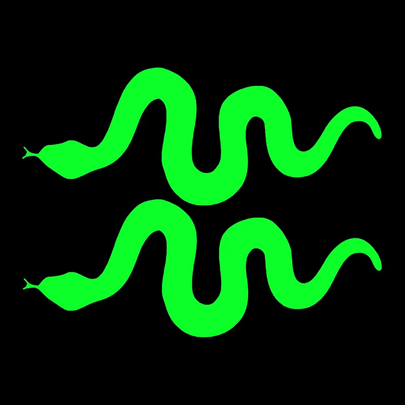 استیکر کلید و پریز مدل شبنما طرح مار پیتون بسته دوعددی