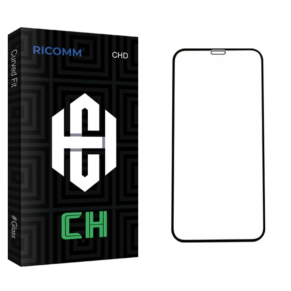 محافظ صفحه نمایش 5D ریکام مدل CH glass مناسب برای گوشی موبایل اپل iPhone xs max