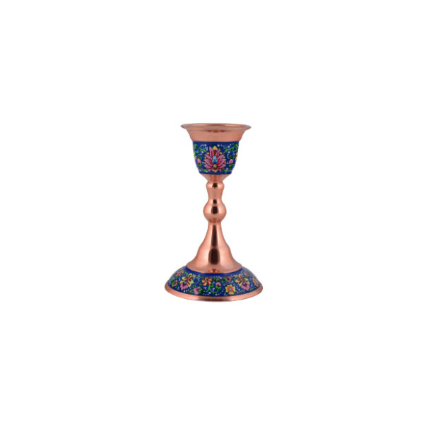 شمعدان مسی هنرلوکس طرح نقاشی مدل PSH15