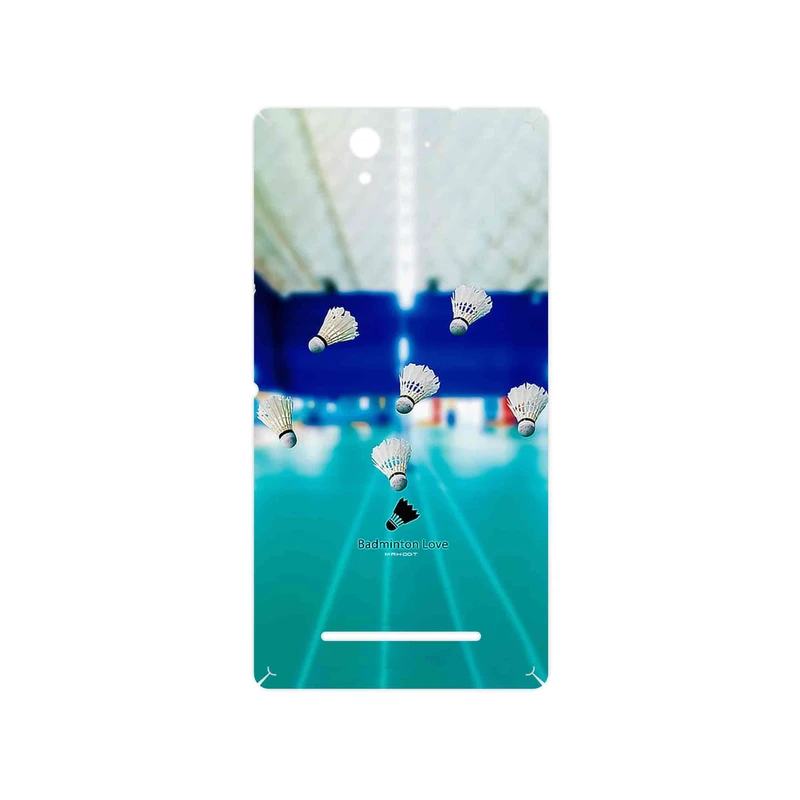 برچسب پوششی ماهوت مدل Badminton مناسب برای گوشی موبایل سونی Xperia C3 Dual
