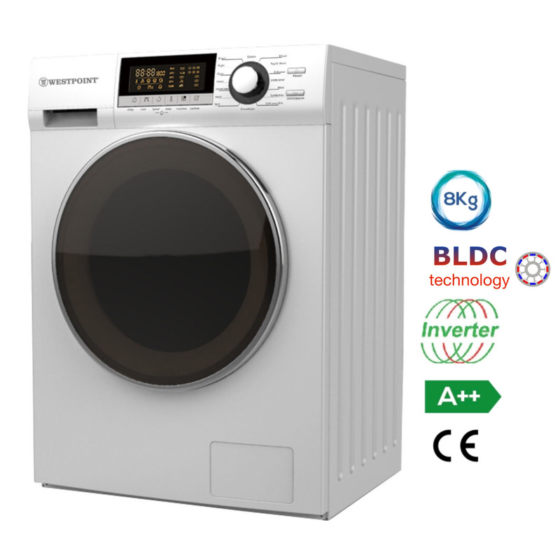ماشین لباسشویی وست پوینت مدل WMBIS-81422.EDC ظرفیت 8 کیلوگرم