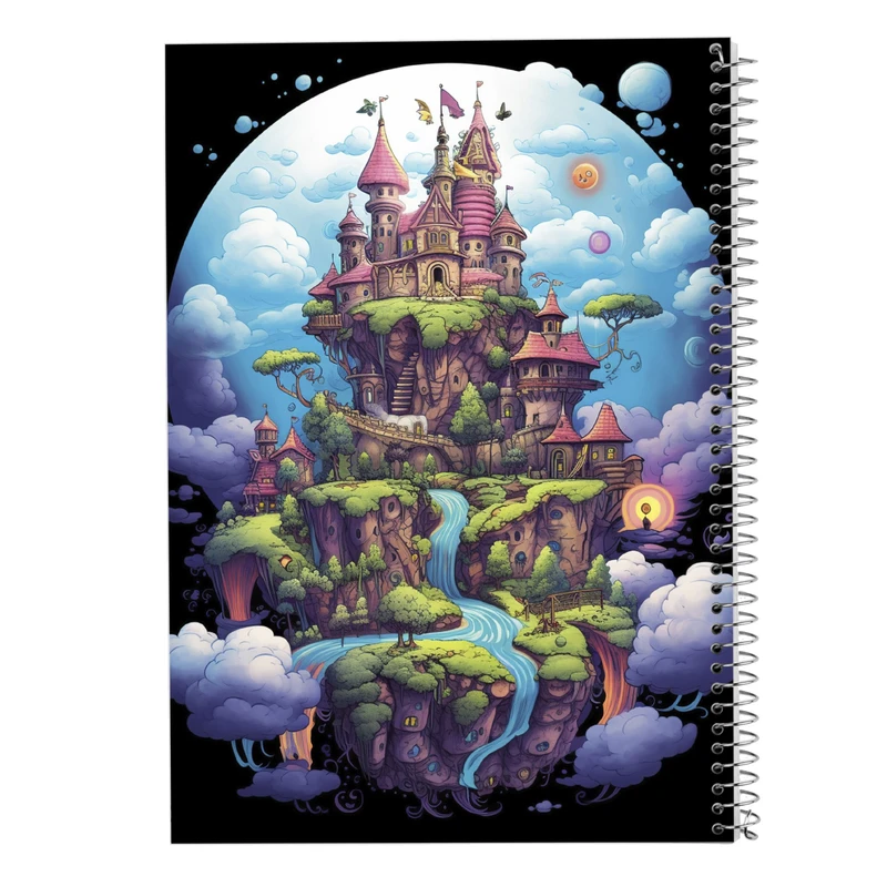 دفتر مشق 100 برگ مدوپد مدل Ghibli کد DF2557