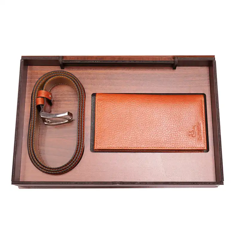 ست هدیه مردانه چرم کن ا کد S-146