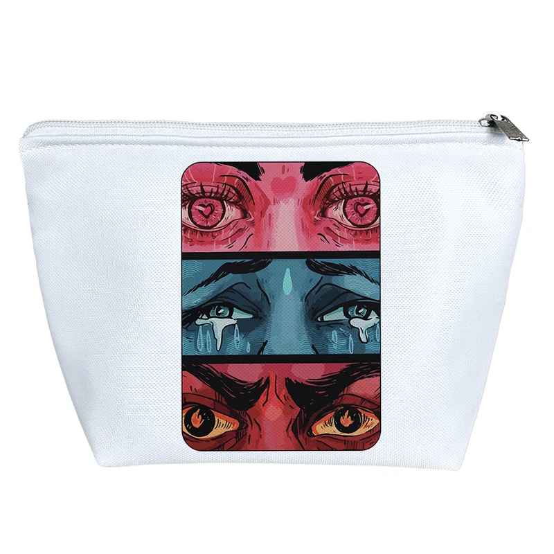 کیف لوازم آرایش دخترانه خندالو مدل ترس گریه خشم کد 8628