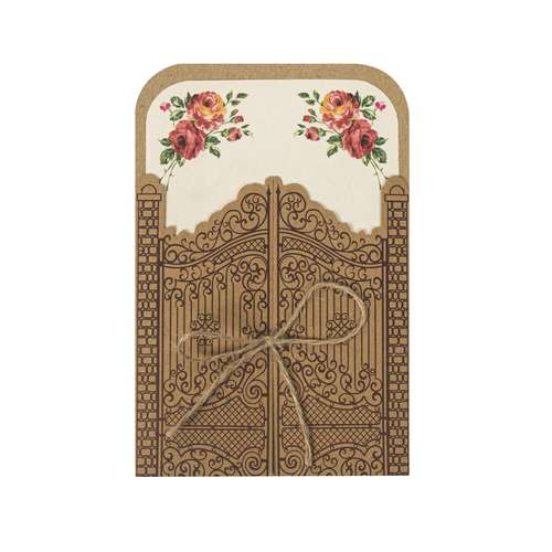 کارت دعوت مدل عروسی و عقد طرح ایلیا کد 264 مجموعه 60 عددی