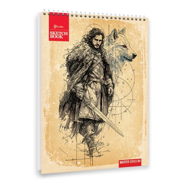 دفتر طراحی 40 برگ مدل مستر کد 04