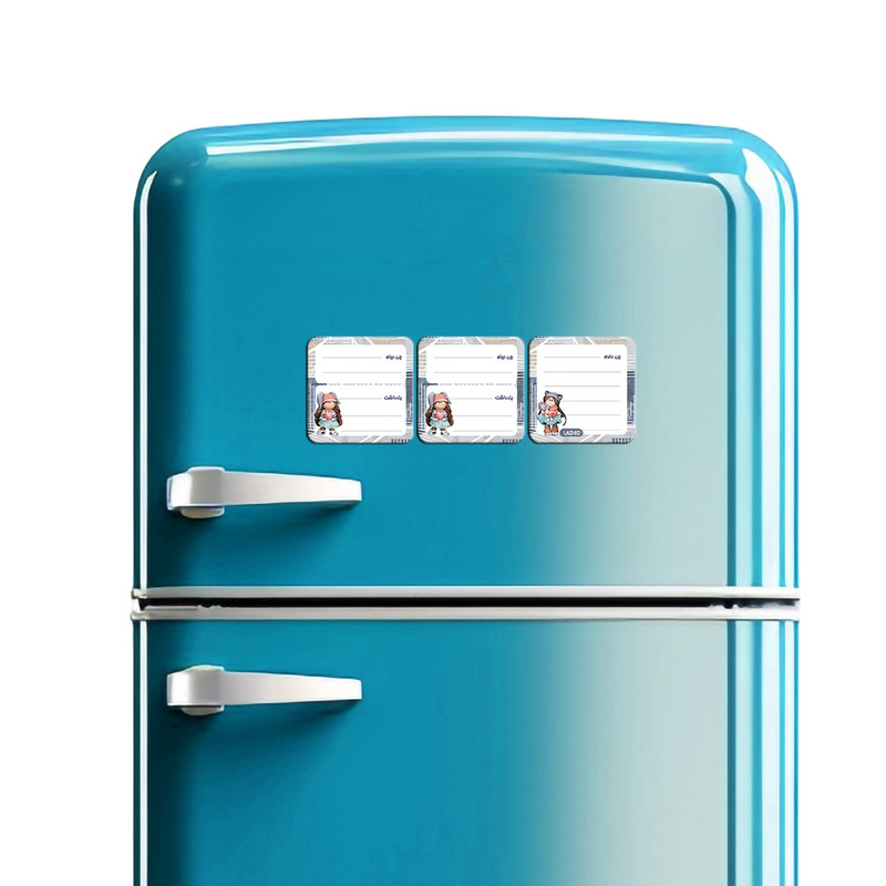 تخته وایت برد لاژید مدل برنامه ریزی سایز 9X9 سانتی متر مجموعه 3 عددی