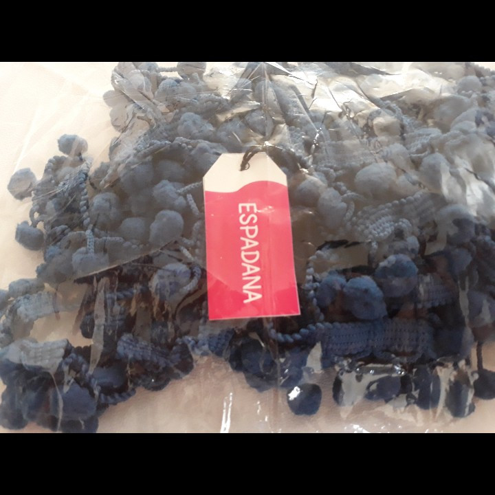 نوار یراق مدل پوم پوم کد 09 طول 5 متر