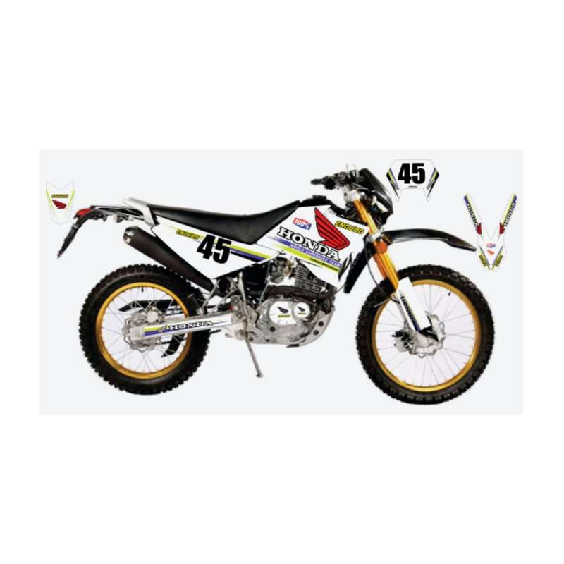 برچسب بدنه موتور سیکلت مدل قهرمانی کد 134