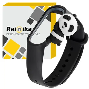 بند رینیکا مدل Panda 77 مناسب برای مچ بند هوشمند شیائومی Mi Band 7