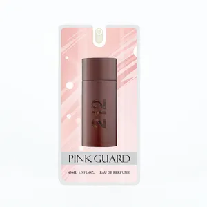 عطر جیبی مردانه پینک گارد مدل 212 کارولینا هررا حجم 45 میلی لیتر