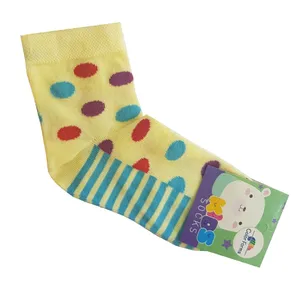 جوراب بچگانه کالر فورمز طرح توپی کد L03