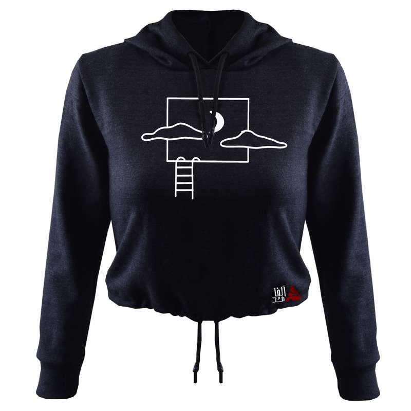 هودی زنانه مدل MOON کد T08 رنگ سرمه ای