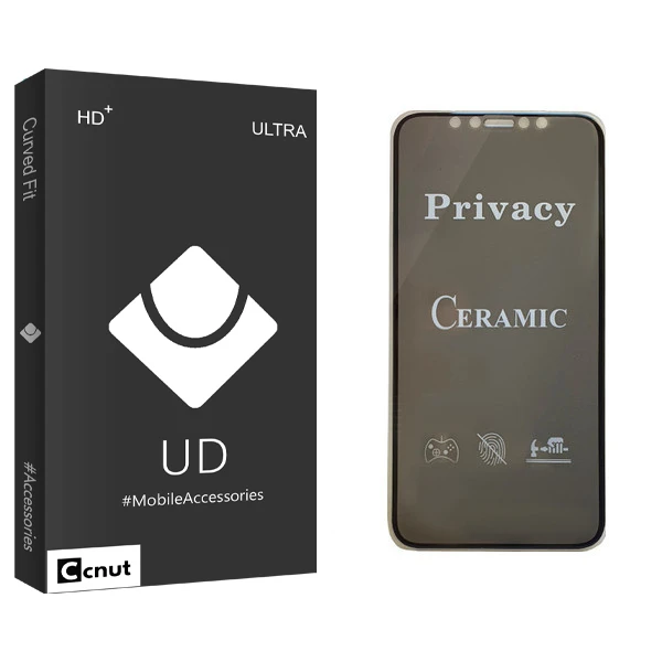 محافظ صفحه نمایش سرامیکی کوکونات مدل UD Black مناسب برای گوشی موبایل اپل Iphone 11 Pro