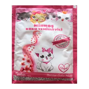 پودر خوشبو کننده خاک گربه مینوش مدل Soap وزن 135 گرم بسته 5 عددی