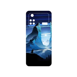 MAHOOT Blue Mountains Digital Art Cover Sticker for Xiaomi Poco M4 Pro 4G