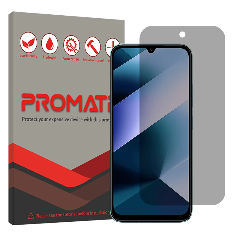 محافظ صفحه نمایش حریم شخصی پرومیت مدل Resistant مناسب برای گوشی موبایل شیائومی Poco C85