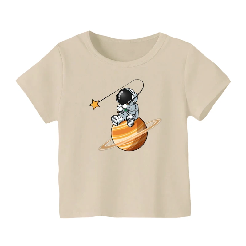 تی شرت آستین کوتاه بچگانه مدل فضانورد کد ۱۰