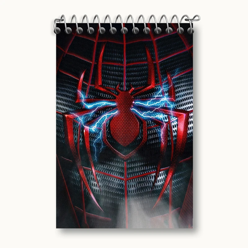 دفتر یادداشت 50 برگ خندالو مدل مرد عنکبوتی (Spider Man) کد F2439