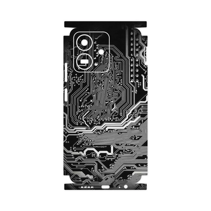 برچسب پوششی ماهوت مدل Black_Printed_Circuit_Board-FullSkin مناسب برای گوشی موبایل آنر Play 10
