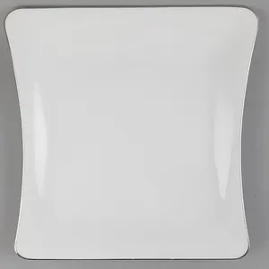 بشقاب غذاخوری چینی زرین ایران مدل سمن درجه یک بسته 6 عددی